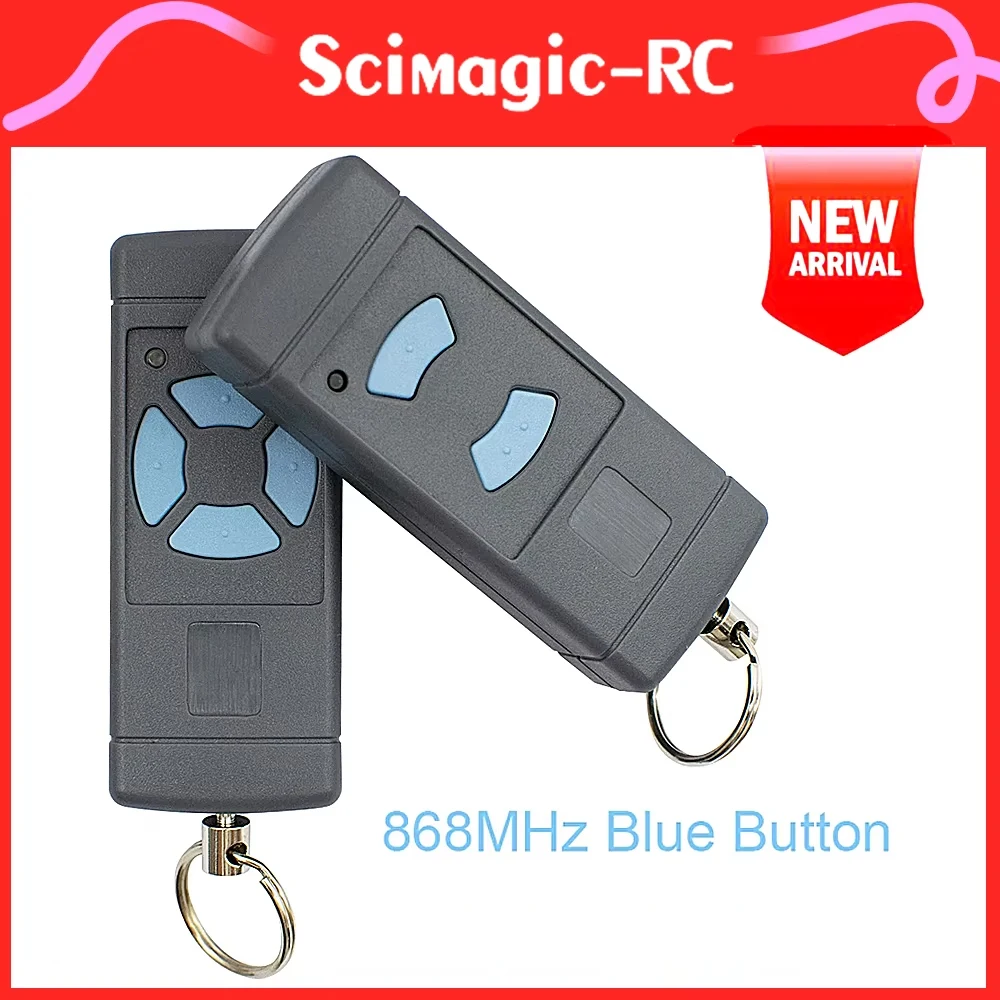 HSE2,HSE4,HSM2,HSM4 868MHz 차고 원격 제어 키체인 블루 버튼 ..