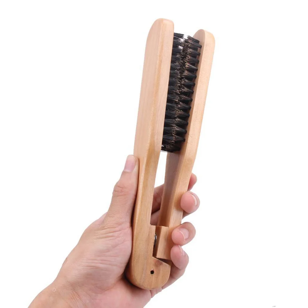 

Hair Straightening Brush V-Shaped Hair Brush Hair Straightener Hairdressing Tool Brush Comb DIY Home Hairdress Styling Tools