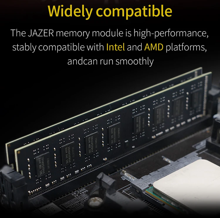 Description Picture 4 of itemJAZER Memoria Rams DDR3 1600MHz New Dimm Desktop Memory Compatible AMD And Intel