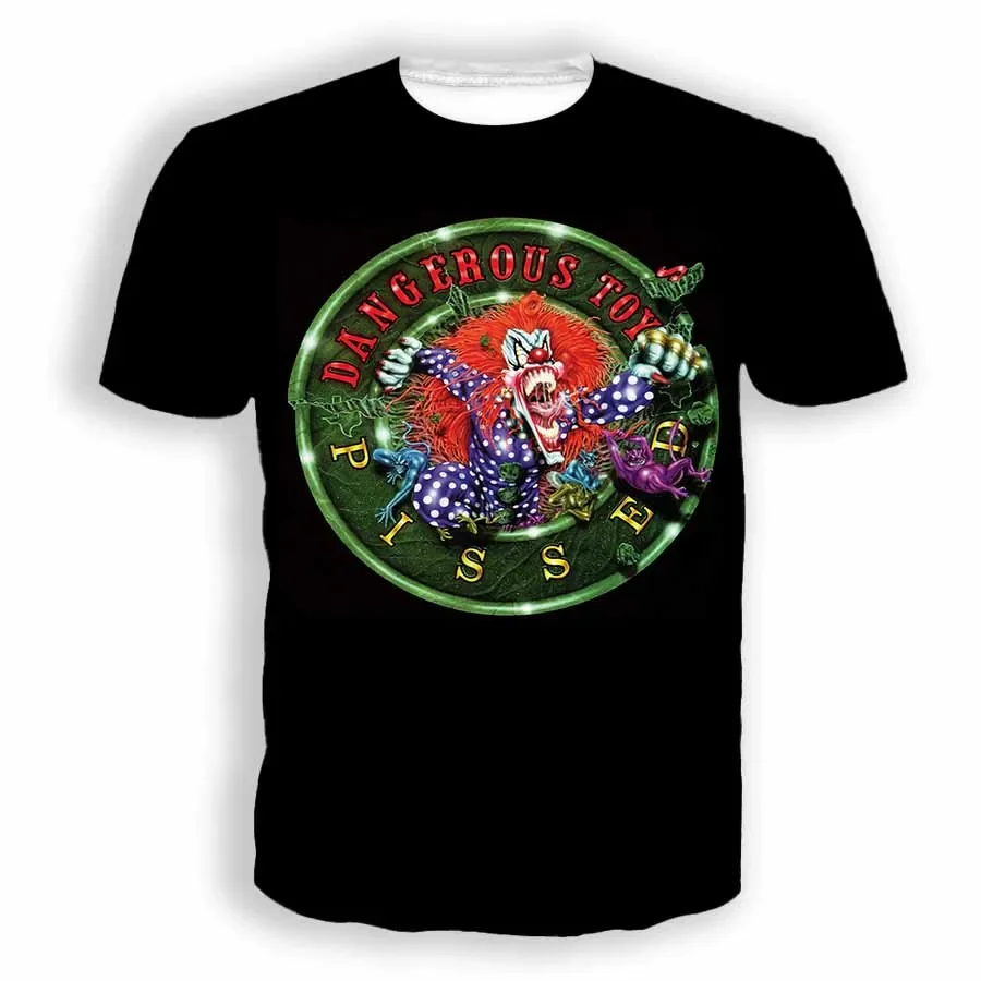 New Fashion Women/Men's 3D Print Dangerous Toys Casual T-shirts