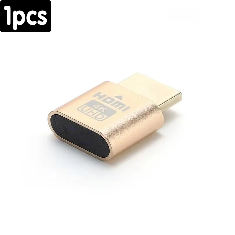 4K HDMI Virtual Display Adapter - LED Dummy Emulator Plug