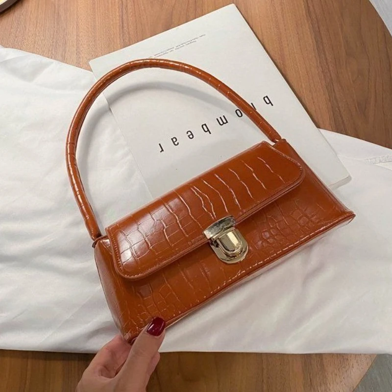 Luxury Design Crossbody Bags for Women 2026 New Fashion Brand Women's Underarm Shoulder Bag Solid Color Ladies Handbag and Purse
