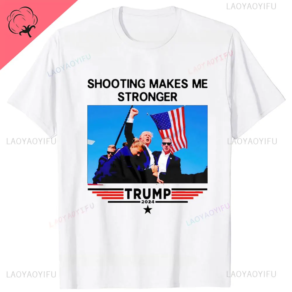 thumbnail image 1 of Trump and Cat T-Shirt Funny Trump Shirt Funny Political Tee Stranger Things Harajuk Tops Men Women Kawaii Grunge Cotton Clothes, 1 of 5