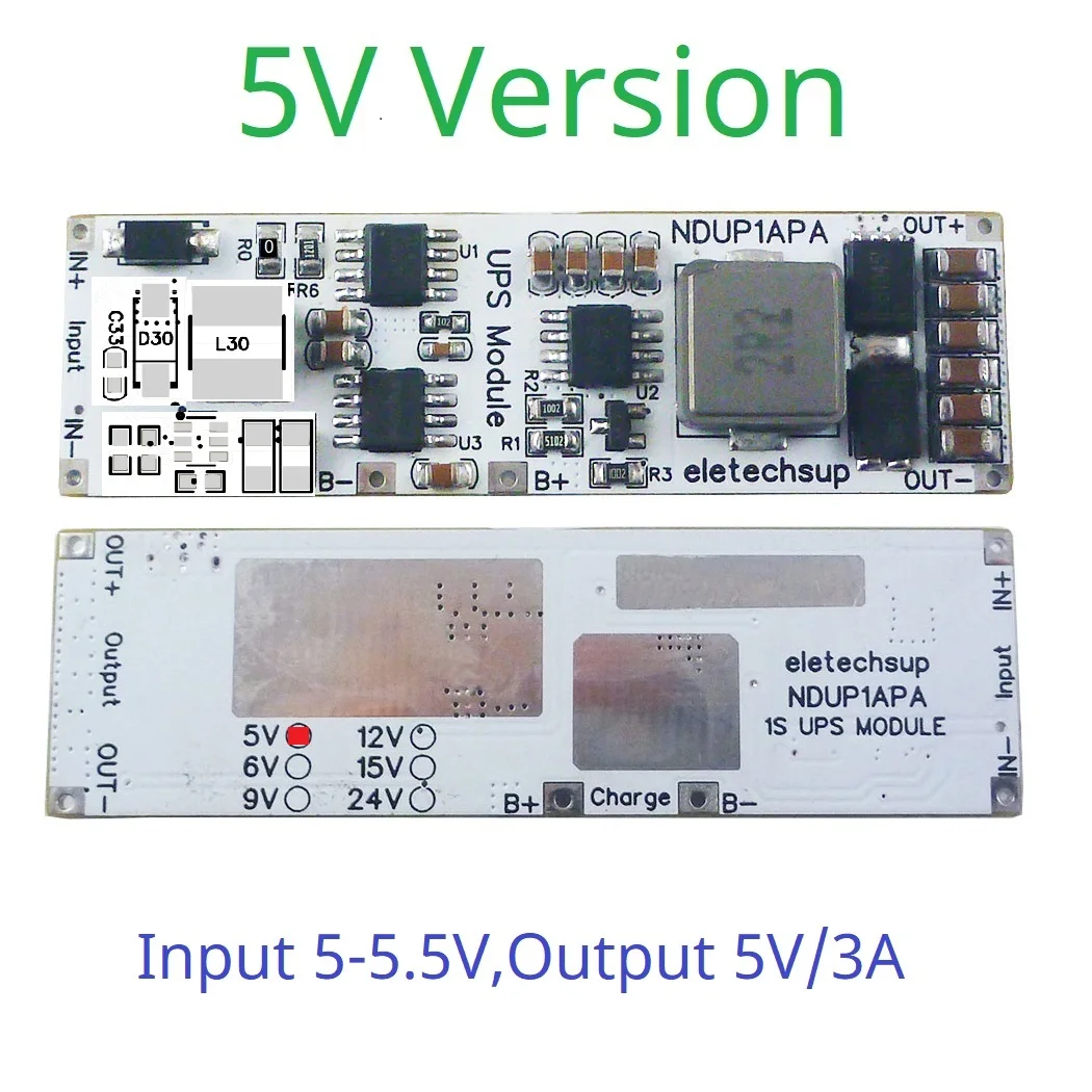 Universal UPS Power Module with Lithium Battery Charge & Discharge Board