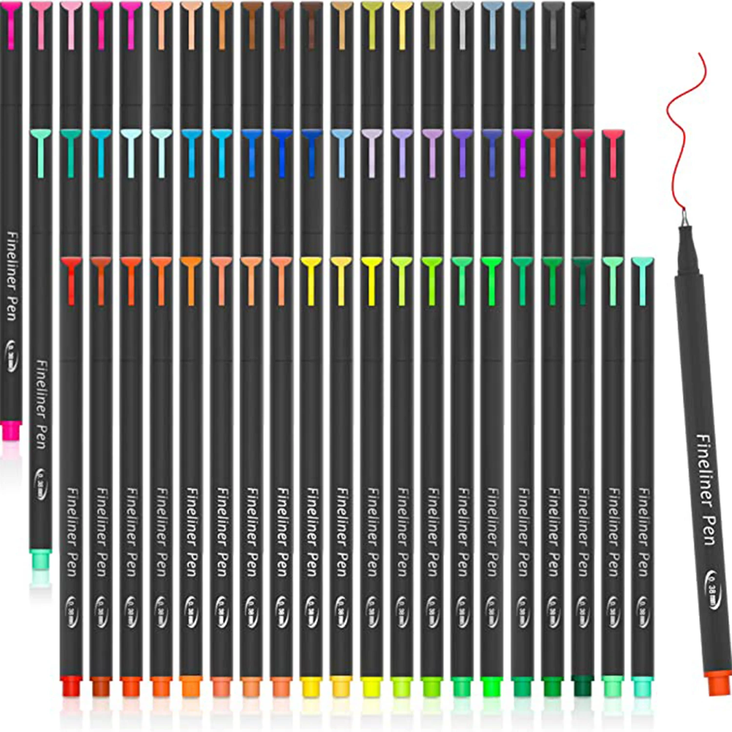60 Vibrant Colors Journal Pens: Fineliner Pen for Note Taking, Bullet  Journaling, Art Projects & More!