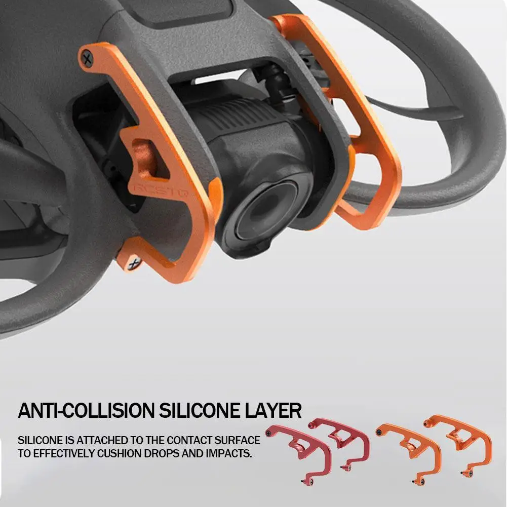 Barre anti-collision drone DJI Avata2 - Protection lentille aluminium silicone
