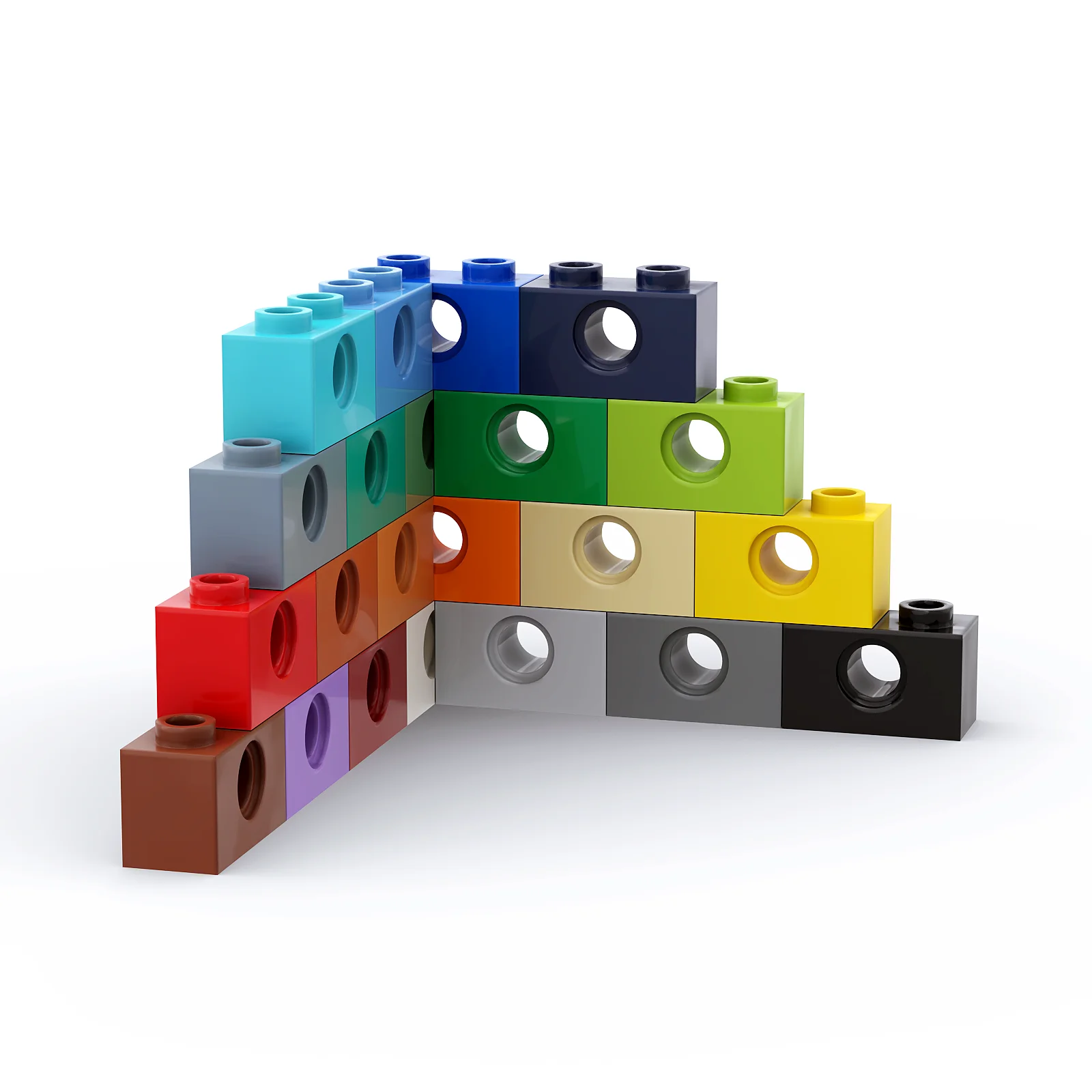 1PcsBuildingsBlocks3700Brick1x2withHoleCollectionsBulk
