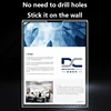 2 A4 A5 A6 acrylic card slot wall mounted sign racks made of transparent plastic, suitable for offices, homes, shops, and restau 2