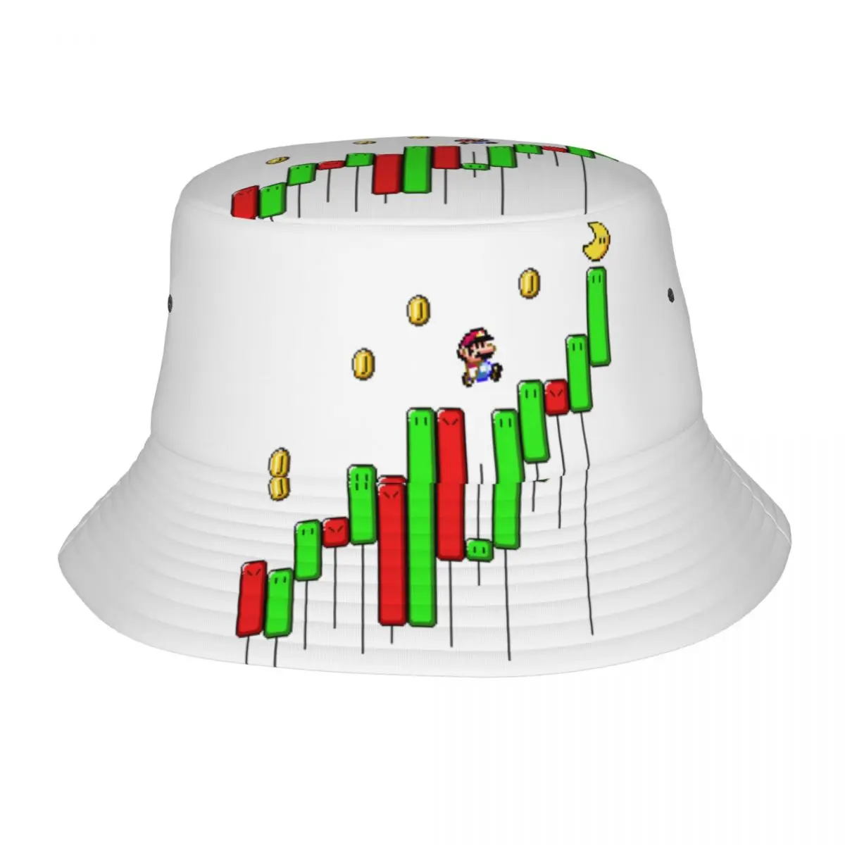 

Spring Picnic Headwear Super Crypto World Dip Shares Trade Merch Bucket Hat Street Unisex Hot Sun Hat Funny Share Cartoon Hats