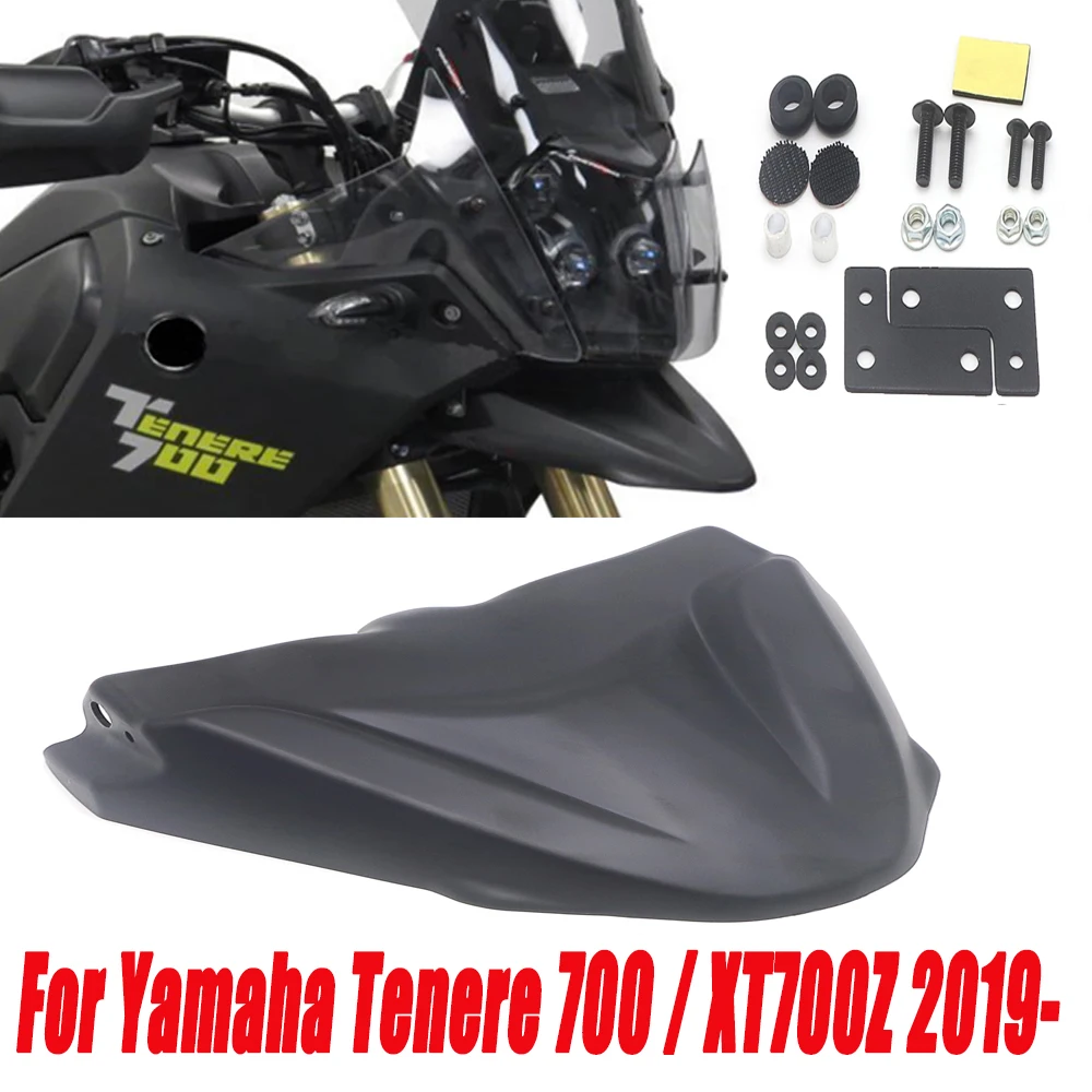 

Для Yamaha Tenere 700 TENERE700 XT700Z XTZ 700 T7 T700 2019-запчасти для мотоциклов, переднее крыло, клюв, удлинитель, колпачок, черный