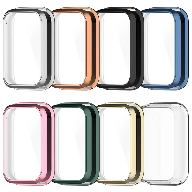 Deluxe TPU Smart Watch Case with Screen Protector - Soft Bumper Cover