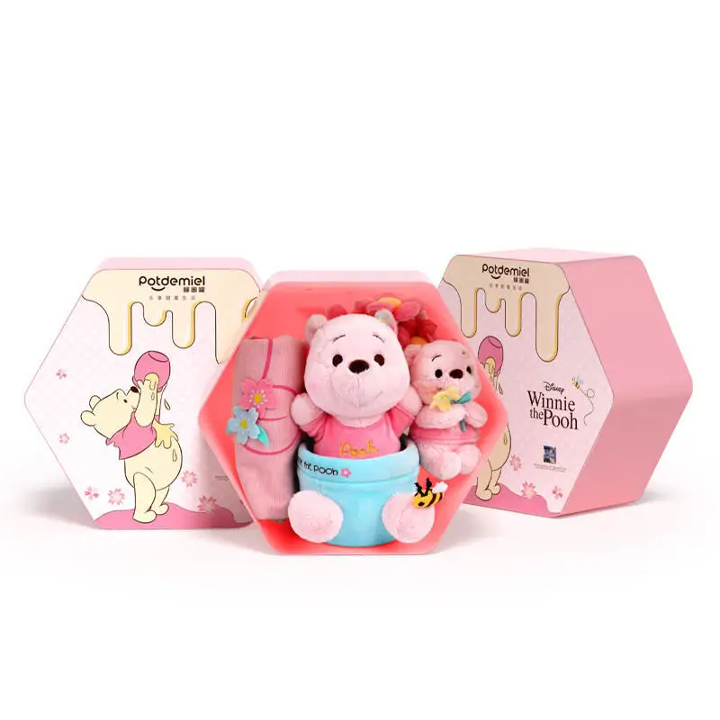 thumbnail image 1 of Caja de regalo: 3 piezas Disney Toy Story Lotso Bolso bandolera de peluche Anime Stitch Bolso de mano Muñeco de peluche de dibujos animados Lindo bolso de cadena Monedero de regalo, 1 of 5