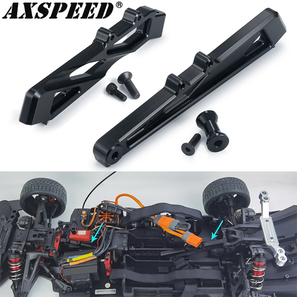 AXSPEED Front & Rear Support Mount Bracket Chassis Brace for 1/7 FELONY