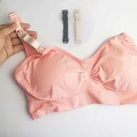 2PCs Adjustment Breastfeeding Bra Buckles Hand-Free Extended Mommy Nursing Bra Shoulder Straps Maternity Nursing Bra Accessories 2