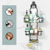 Shower Caddy Organizer Hanging Shower Organizer Multi-Function Shower Organizer Rack 3-Tier with Hooks for Soap Shower Sponge 2