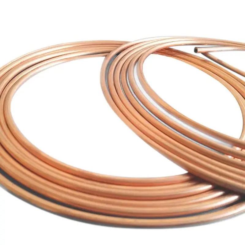 Copper Brake Line Kit 3/16 X 25ft Non-rust Car Brake Line Tubing Copper-Nickel Coated Alloy Tubing Coil Kit Tube Roll brake pipe hose brake line lock kit