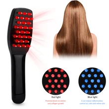 

Electric Vibration Massage Comb Phototherapy Infrared Ray Growth Laser Anti Hair Loss Hair Growth Head Massage Comb Massager