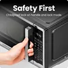 Countertop Microwave Oven 0.9 Cu. Ft. Digital Stainless Steel Microwave 900 Watt with 6 Presets,Child Lock, Kitchen, Home 5