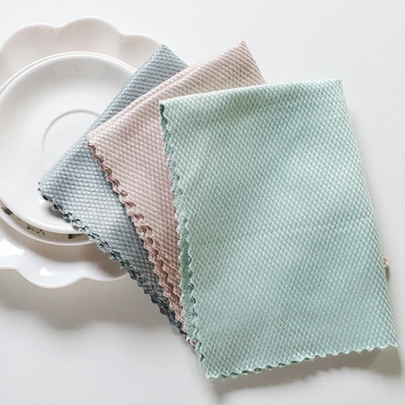 Dishwashing Kitchen Towel Cleaning Cloth for Window Glass Car Floor Rags Bowl Dish Ceramic Tile Wipe Duster Home Cleaning Tools