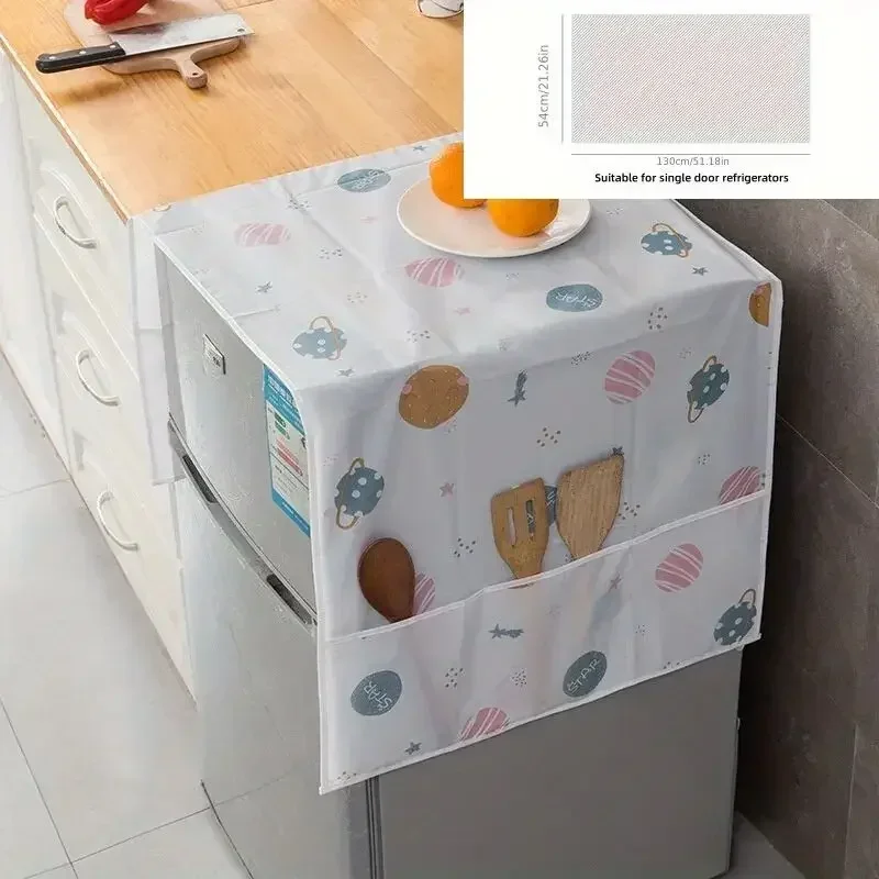 Refrigerator Dust Cover Storage Hanging Bag Single-door Double-door Storage Bag Towel dust cover