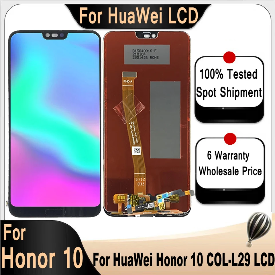 Ecran pour Huawei pour Honor 10 Lite / 20 Lite Noir