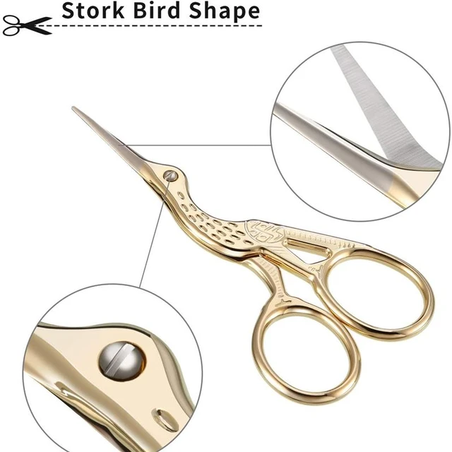 scissors metal shears handcraft scissor yarn sissor sewing shear dressmaker  shear stork scissor cross scissor tailor scissor Stainless steel wrapping