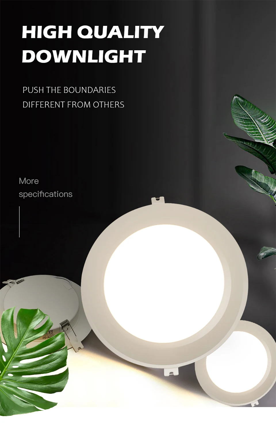 Description Picture 4 of itemLed Downlight AC110V 220V Ceiling Light Spot Led Plafond Recessed Down Light Round 6W 10W 14W 24W Spotlight Indoor Lighting