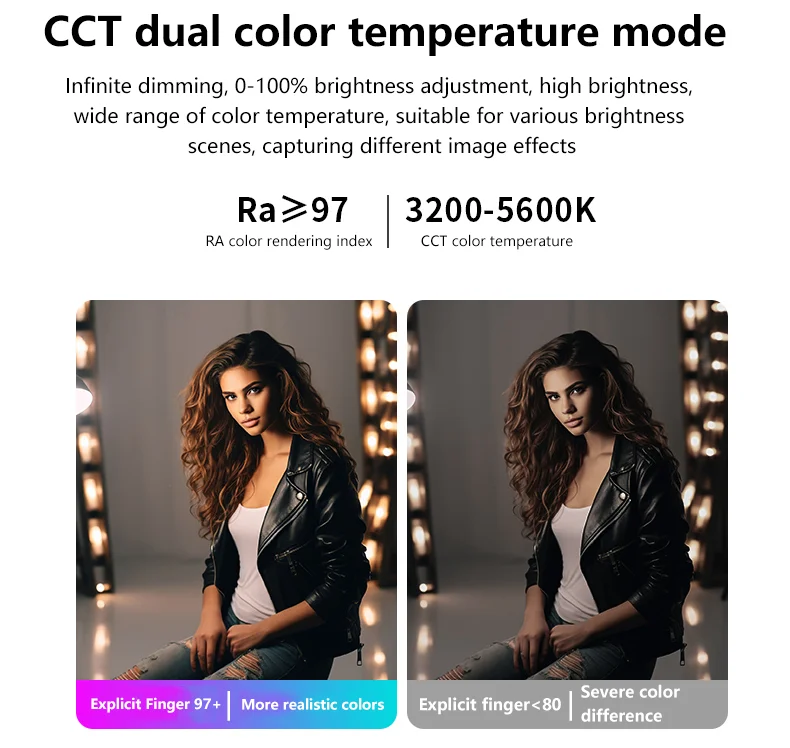 ZSYB JB-200Bi Portable Flexible Square Rollable Cloth LED Fill