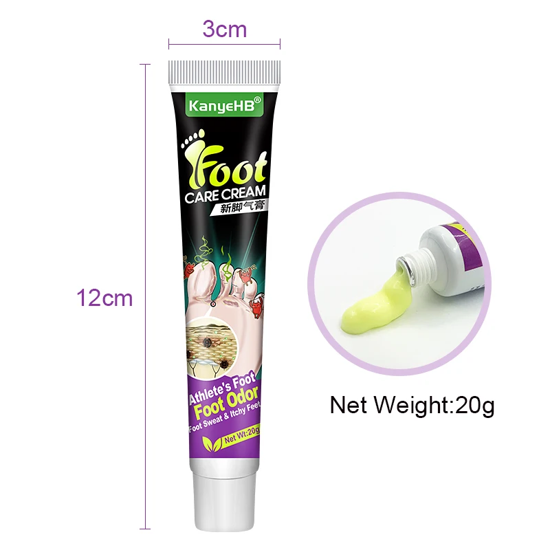 3Pcs Tinea Pedis Treatment Cream Anti-itch Inhibits Fungus Relief Foot Peeling Erosion Herb Athlete's Foot Skin Care Cream A1284 antibacterial anti fungal cream