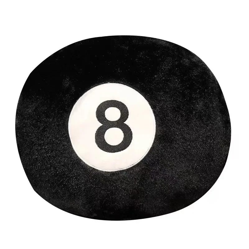 Nice Simulation Billiards 8 Ball Plush Pillow Stuffed Soft Toy Eight Pool Players Home Decor Indoor Sport Creative Gift 5