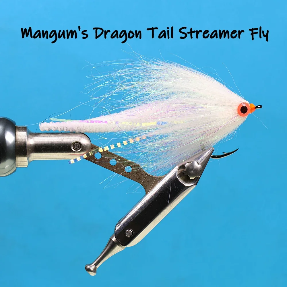 Wifreo 3-6PCS #3/0 Small Dragon Tail Streamer Flies Bass Pike Big