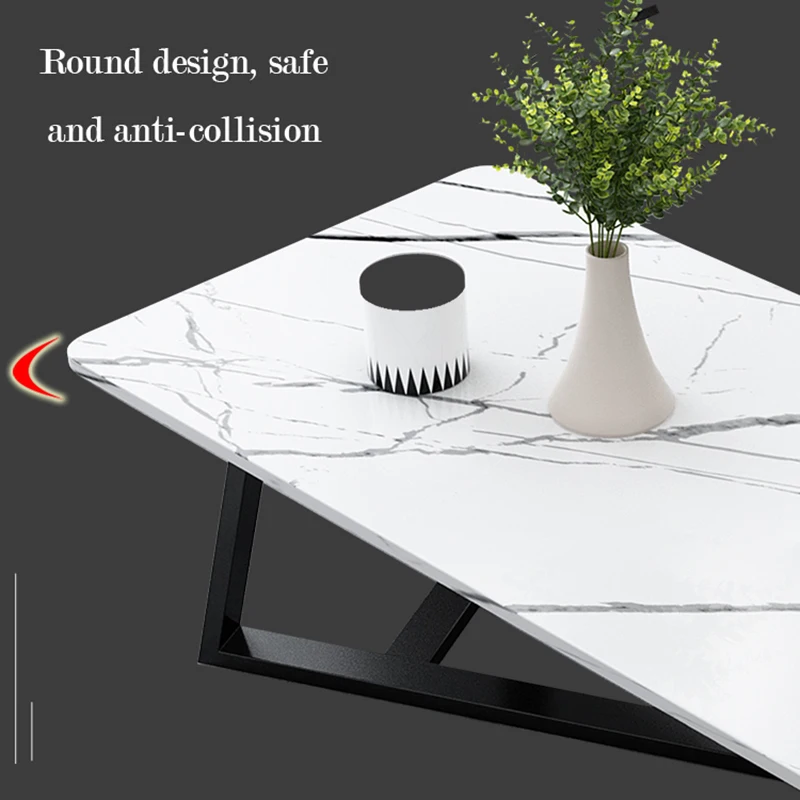 

Living Room Modern Design Coffee Tables Small MDF Marble Metal Narrow Dinning Table Set Nordic Meubles De Salon Nightstands