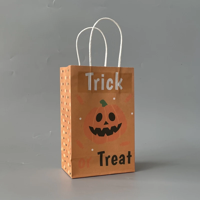 MAMAPAS 12 Bolsas De Papel Halloween 18+8x24 Bolsas Papel