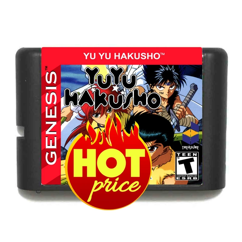 Nuovo Arrivo Yu Yu Hakusho-Makyutohissen 16Bit Md Game Card Per Sega Mega Drive Per Genesis