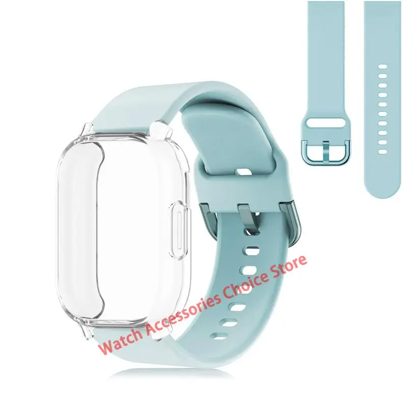 Protective TPU Shell with Breathable Silicone Strap