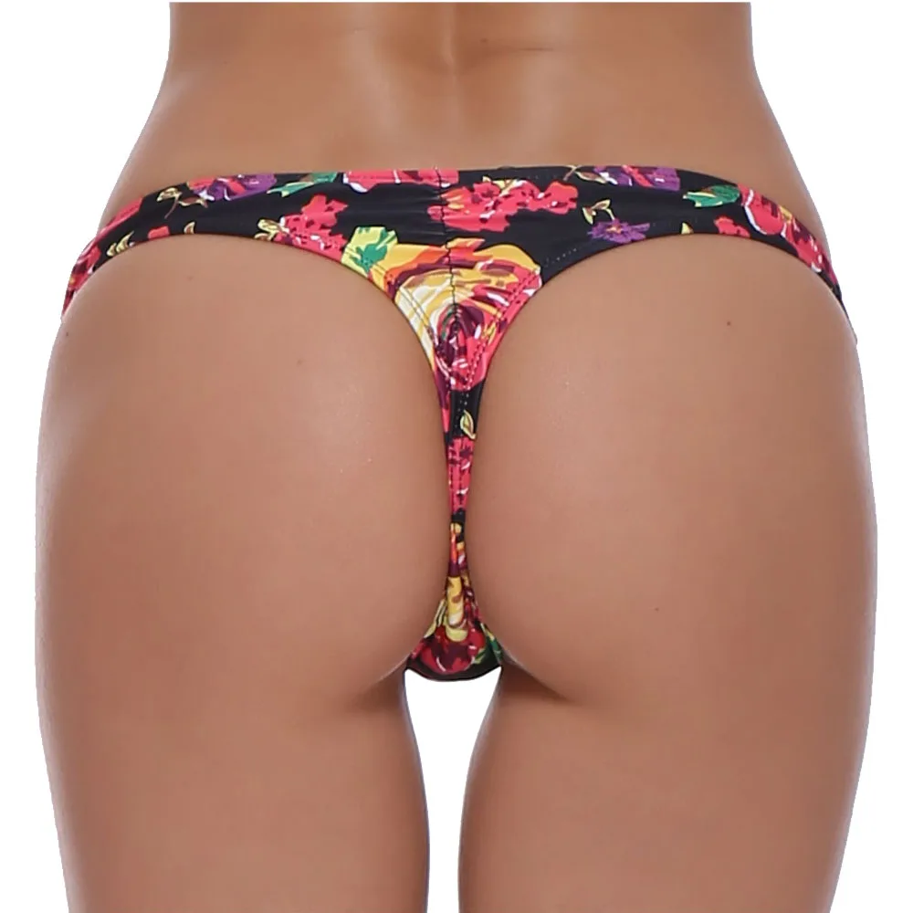 Womens Bikini Brazilian Cheeky Bottom Thong V Swimwears Swimsuits Panties Brief 