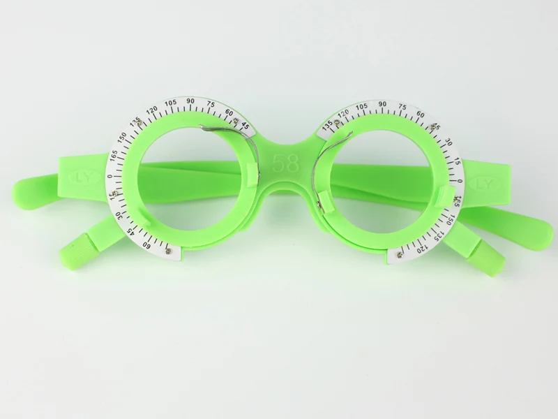 1pc Optical Trial Frame Optometry Test Frame Plastic Type Fixed PD 52-70mm