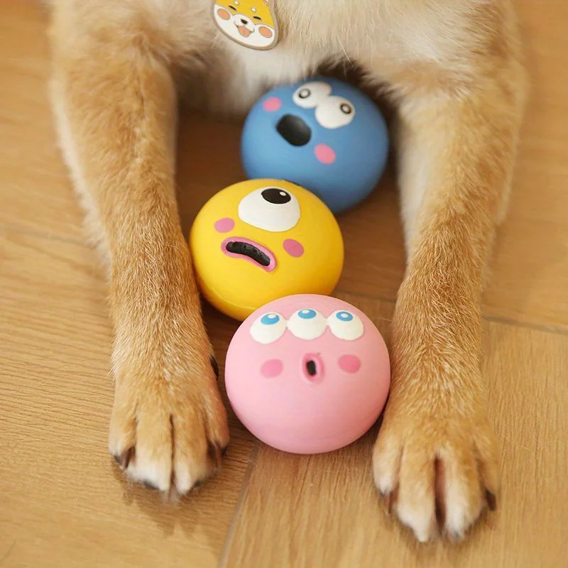 Squeaky Eyeball Dog Toy 2