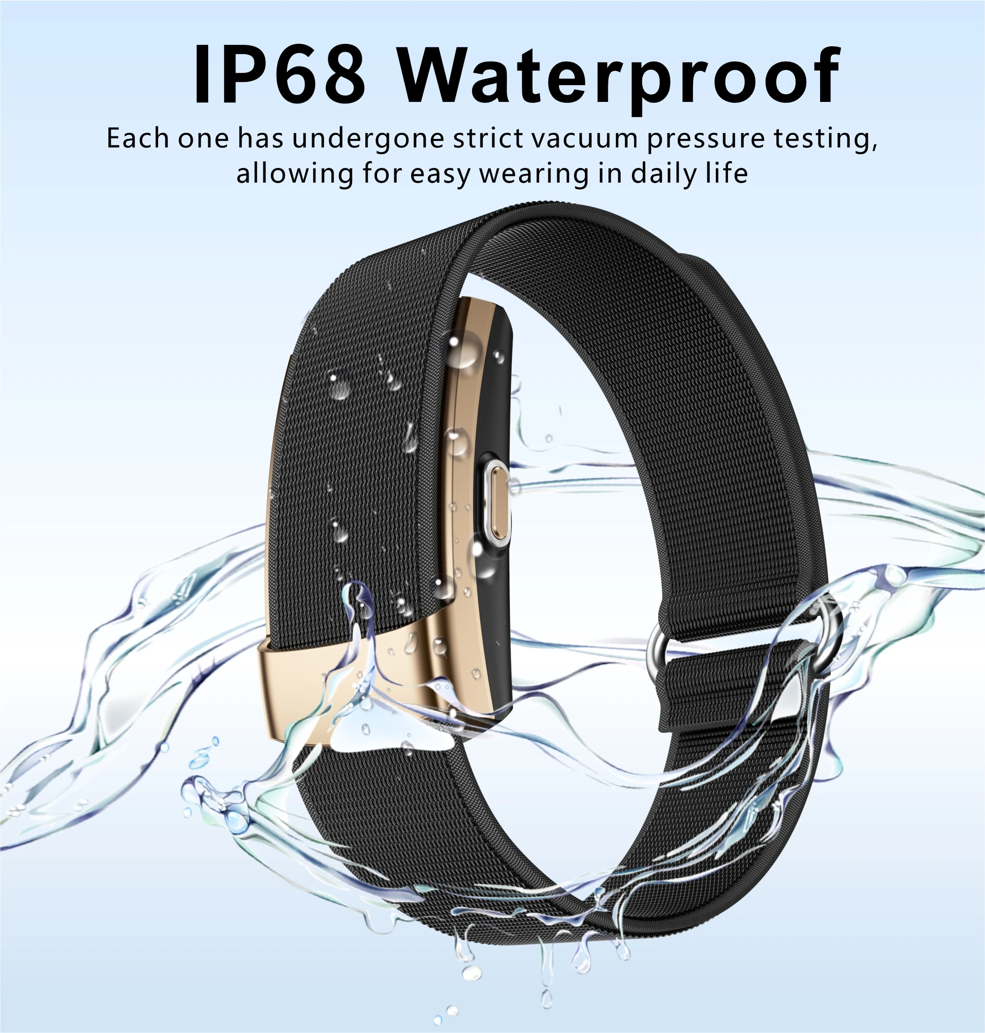 Ultra-Light VWAR Air Fitness Tracker with 170+ Sport Modes and IP68 Waterproof Smartband