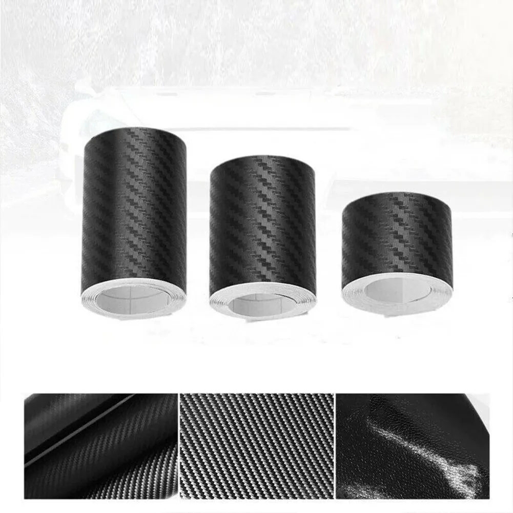 

Carbon Fiber Car Sticker Sill Strip Waterproof Anti-Scratch Protection Tape DIY Car Decoration Protector Strip 3cm/5cm/7cm/10cm