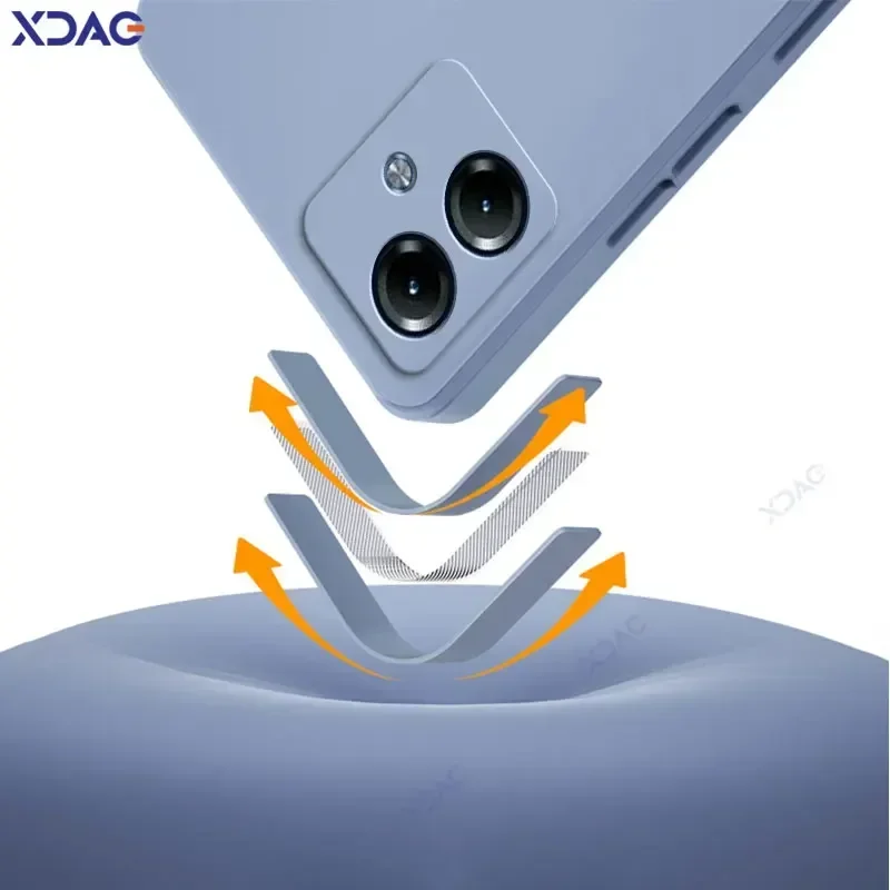 Premium Soft Silicone Case Cover with Full Camera Protection