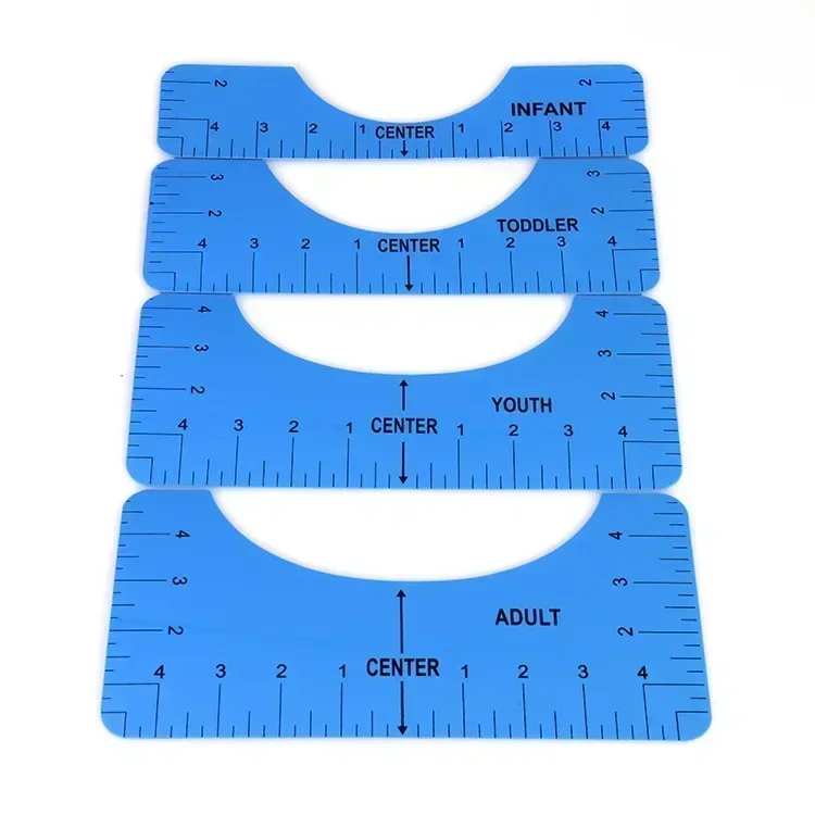 Tshirt Ruler Guide for Vinyl Alignment, Tshirt Rulers to Center Designs, Alignment Tool with Soft Tape Measure,Pencil, Size: One size, 1 Pack