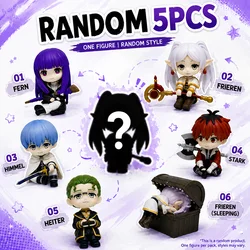 Hot Anime Frieren Beyond Journey's End Sitting Figures - Collectible Cute Desk Decor Gift (Random 5 pcs)