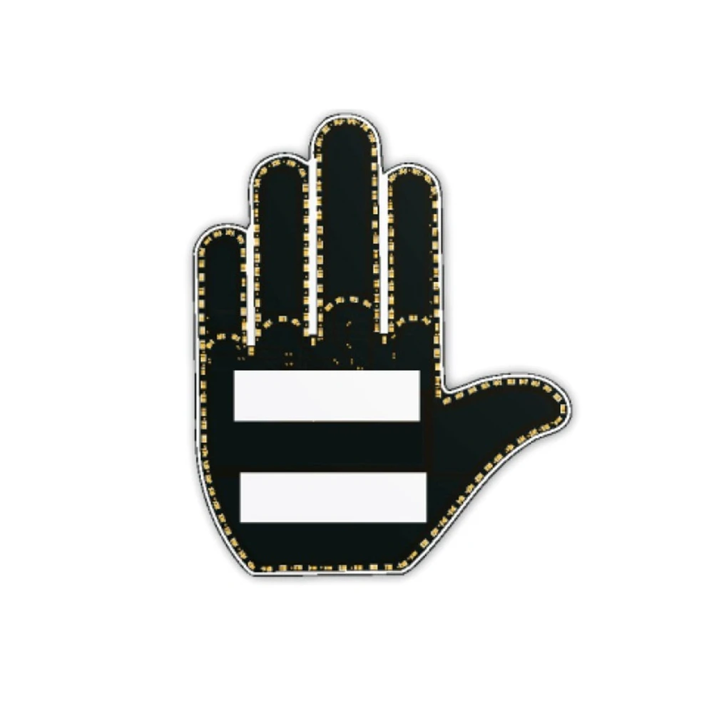 Finger Light Led Car Back Window Sign, Car Finger Gesture Light Con Telecomando, Mano Divertente Car Truck Accessori Per Auto