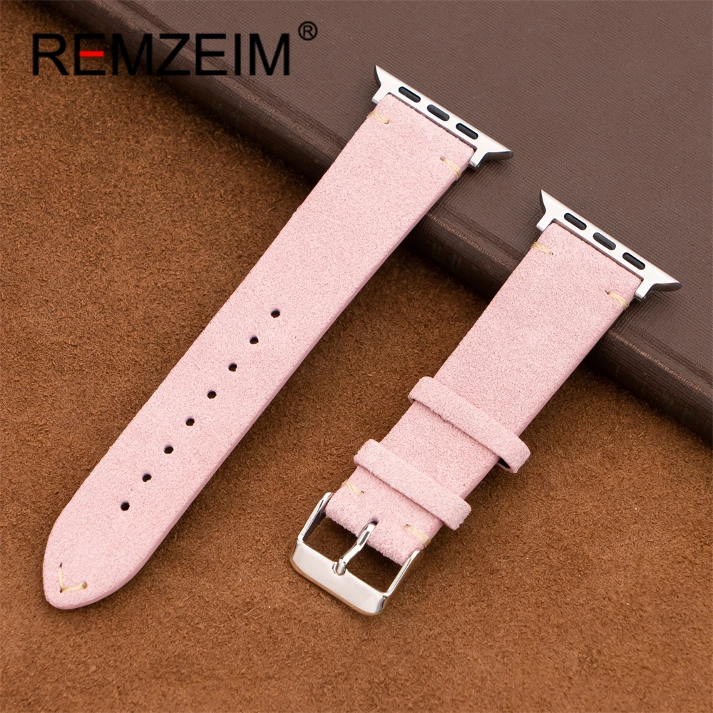 Premium Suede Strap for Smartwatch Wristbands