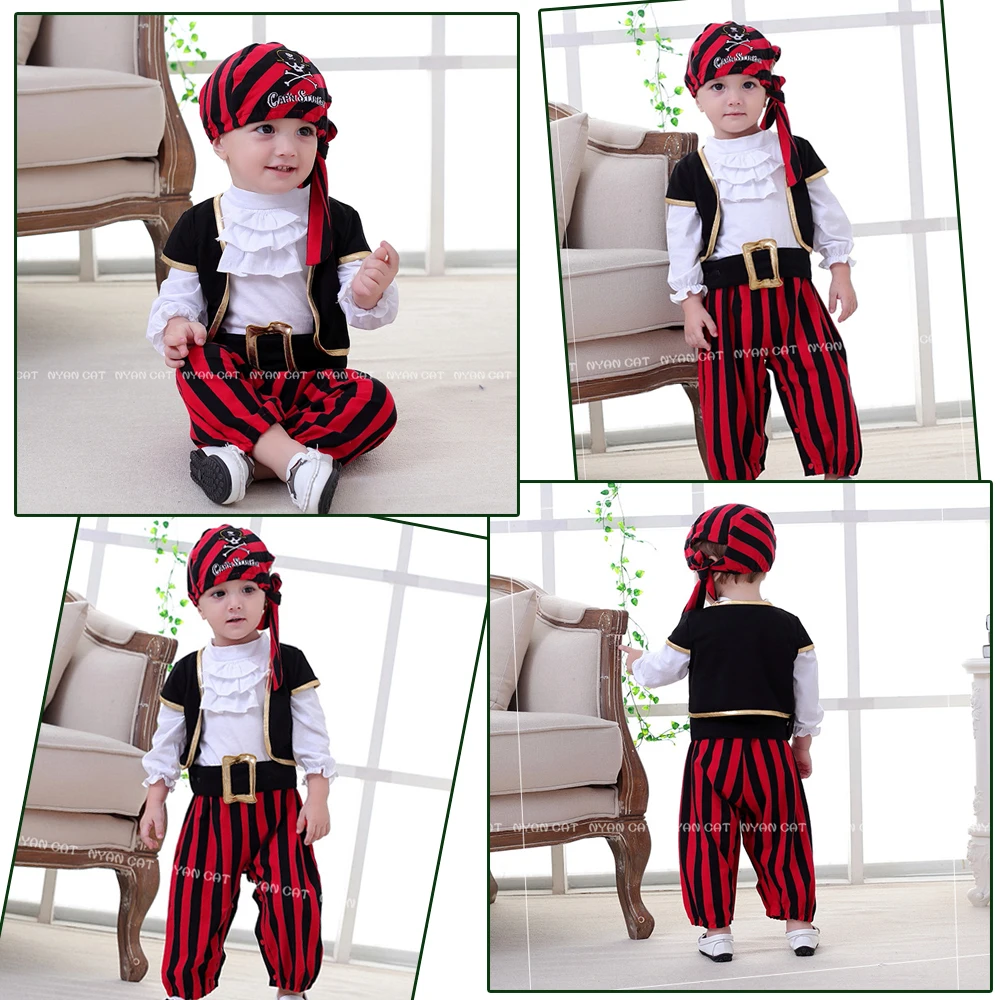 Fantasia de Pirata Arthur Infantil de Halloween