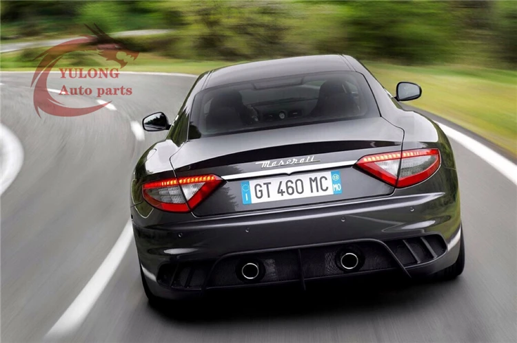 FRP or semi-carbon fiber MC style front bumper rear bumper side skirt fender Exhaust pipe for Maserati Granturismo GT - - Racext 43
