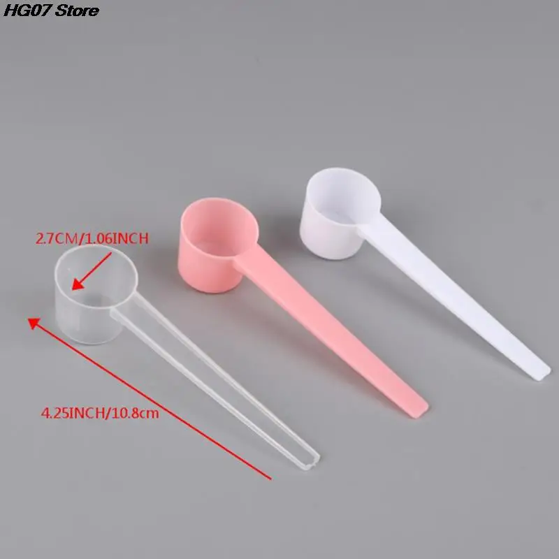 Kitchen Measuring Spoons Measuring Spoon Set 10Pcs 5g Reusable Food Grade Spoon Plastic Measuring Scoop PP Measure Spoon Milk Coffee Teaspoon Milk Powder Kitchen