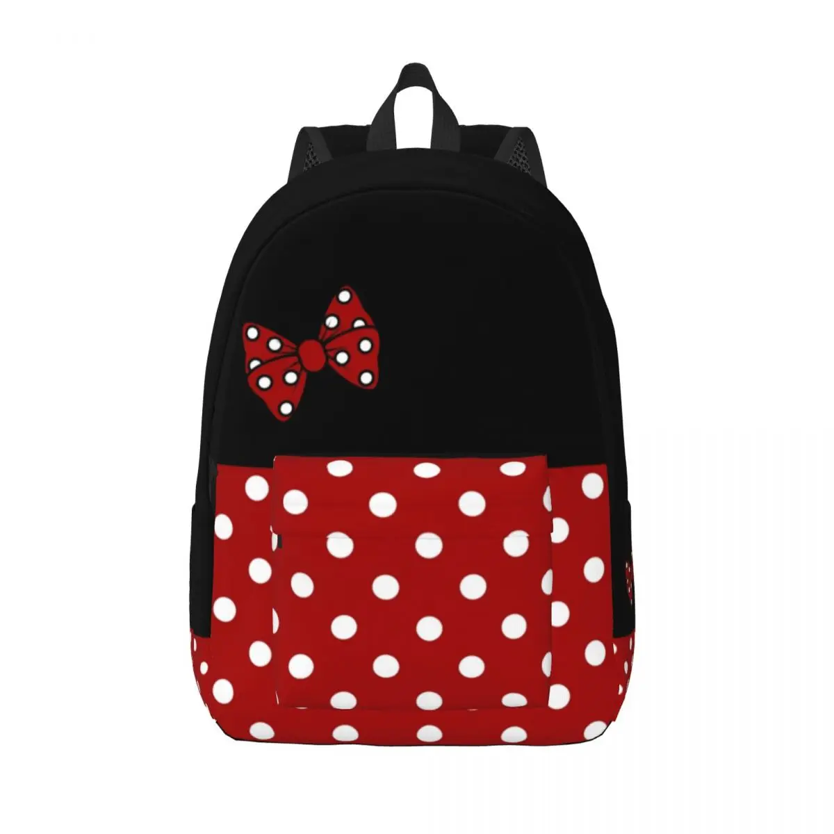 

Diy Cute Cartoon Minnie Character Canvas Backpack for Women Men School College Student Bookbag Fits 15 Inch Laptop Bags