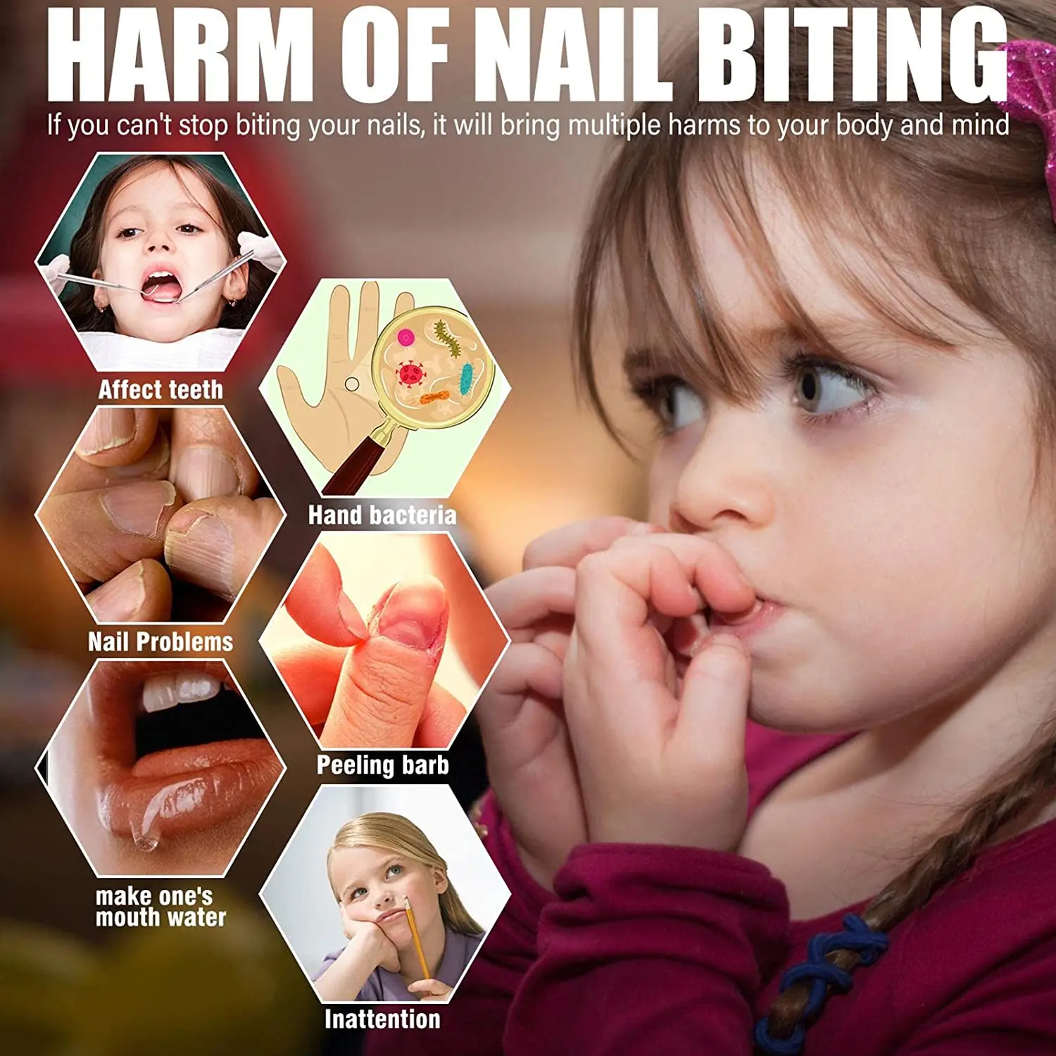 How To Stop Your Children From Biting Their Nails? | Nail biting remedies,  Nails for kids, Nails